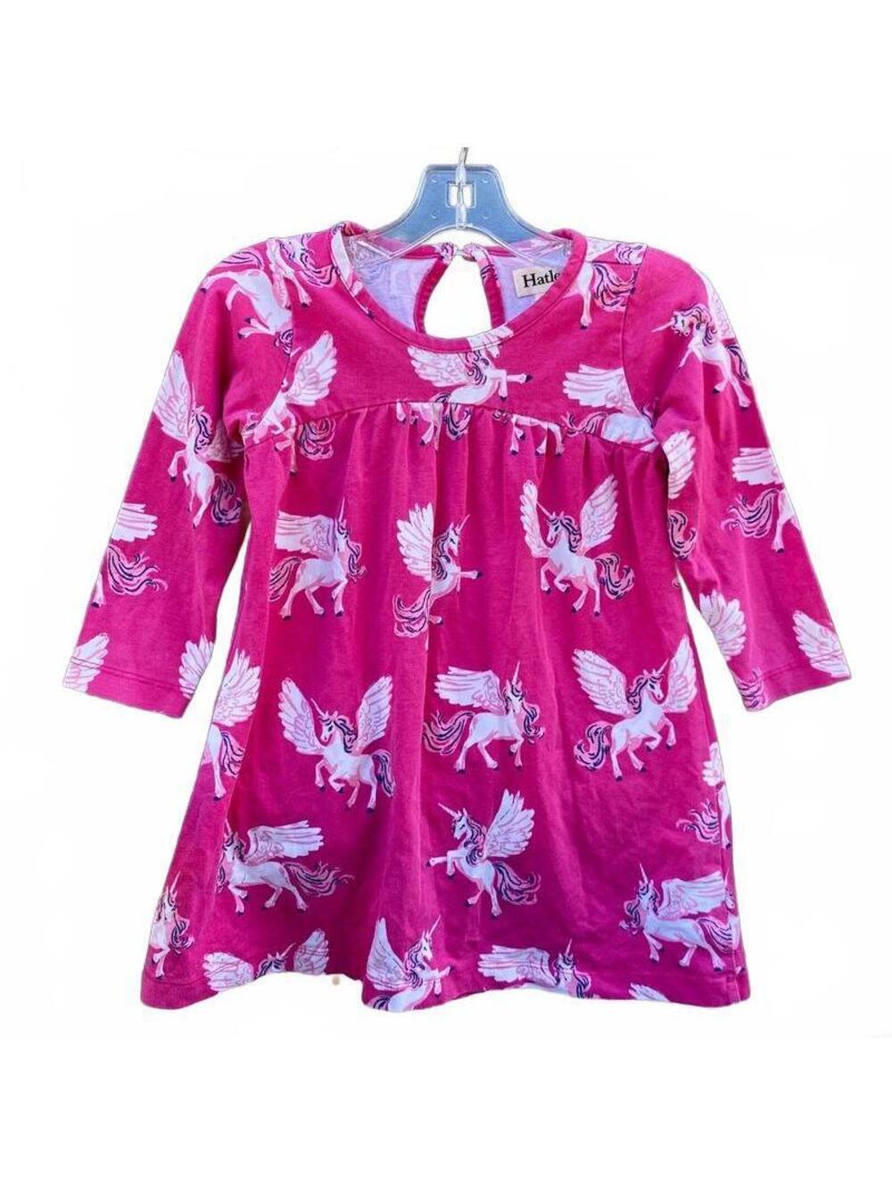 Hatley 2T Pink Unicorn Dress
